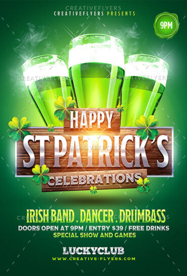 Saint Patrick's Day Celebration Flyer