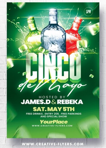 Cinco De Mayo Flyer Design