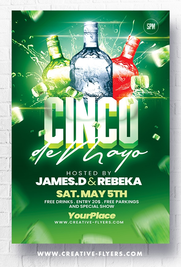 Cinco De Mayo Flyer Design