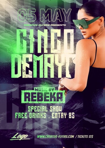 Cinco de Mayo Party Flyer PSD