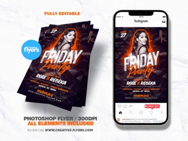 Friday Flyer for Club Party