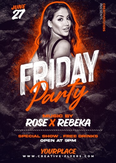 Friday Flyer for Club Party