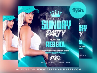 Sunday Club Party Flyer (2) Club Party Flyer