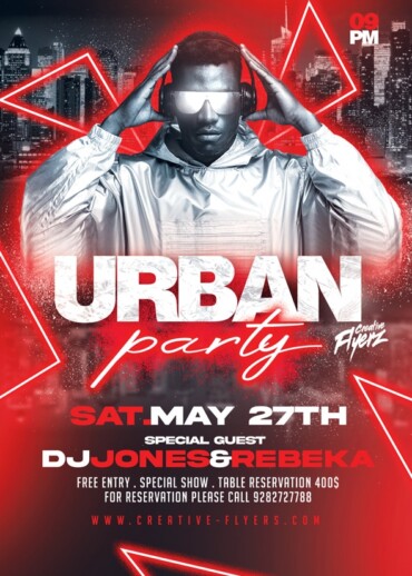 Urban Night club Flyer
