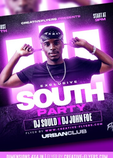 Club Party Flyer PSD