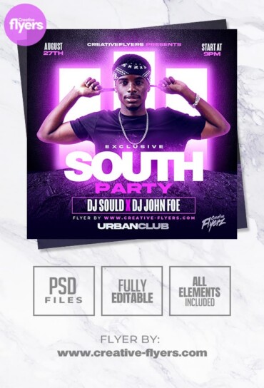 Club Party Flyer PSD (4) Club Party Flyer PSD