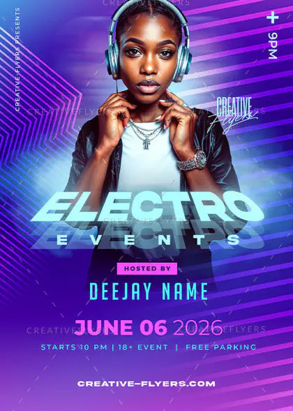 Electro Event Flyer