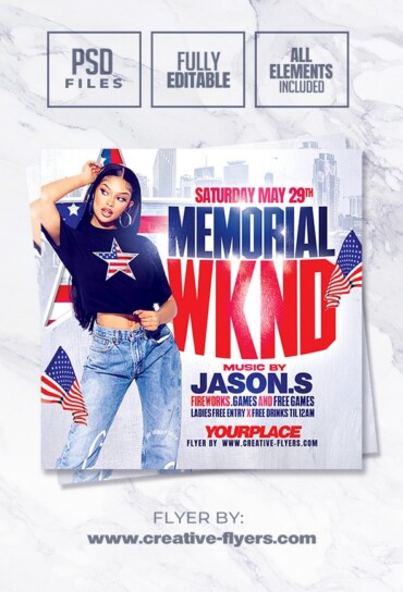 Memorial Week-End Flyer (3) Memorial Week-End Flyer