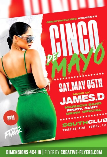 Photoshop Cinco de Mayo Flyer