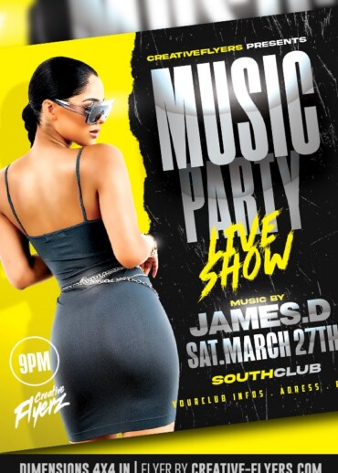 Photoshop Club Party Flyer