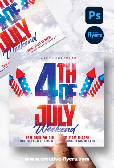 4th July Flyer Design (2) 4th July Flyer Design