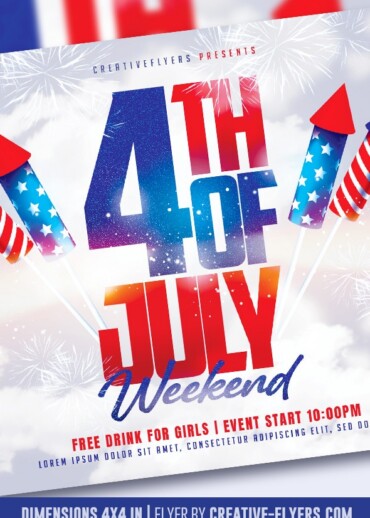 4th July Flyer Design