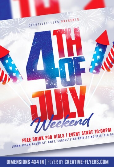 4th July Flyer Design