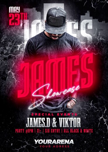 Hip Hop Flyer template