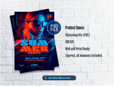 Nightclub Summer Party (3) Nightclub Summer flyer