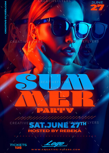 Nightclub Summer flyer