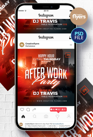 After Work Flyer Template