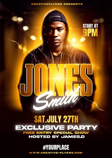 Dj Event Flyer Design