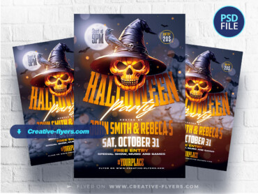 Halloween Party Poster Design-2 Halloween Poster design