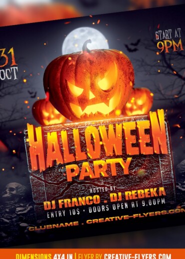 Flyer Design for Halloween