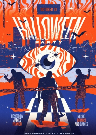 Halloween Poster Invitation