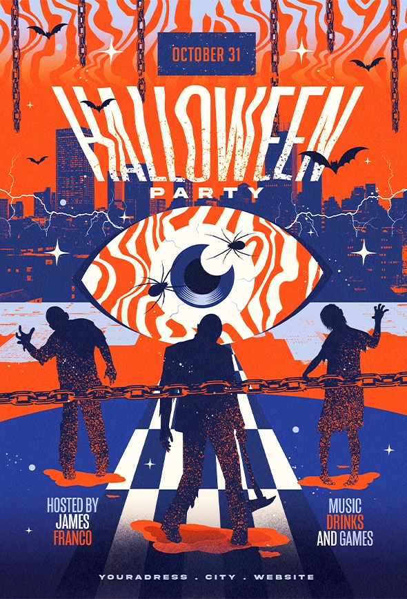 Halloween Poster Invitation