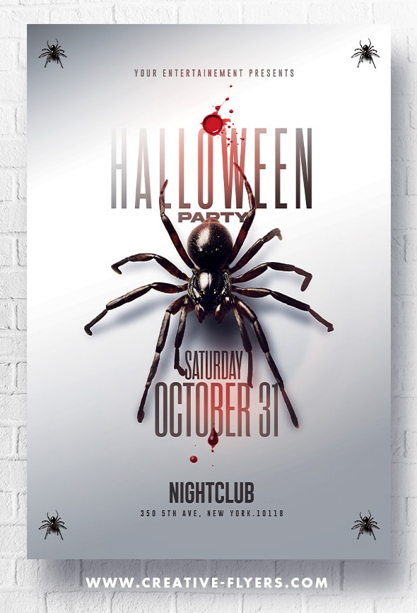 Minimalist Halloween Poster