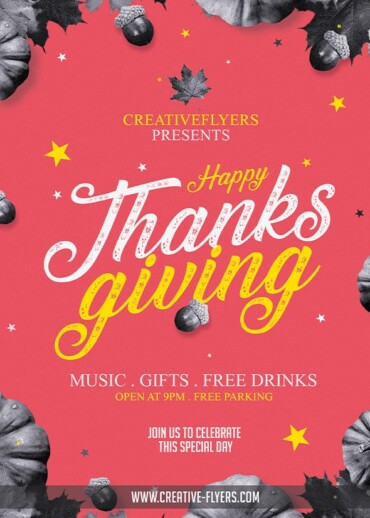 Thanksgiving Poster Template