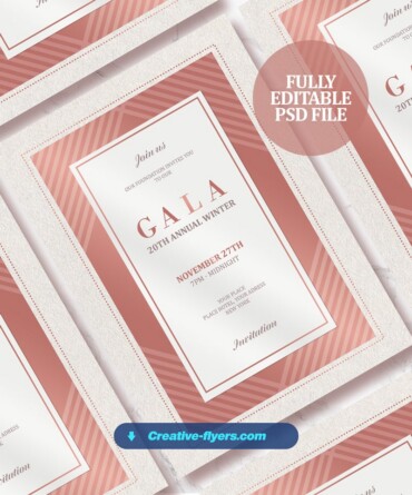 Elegant Gala Invitation