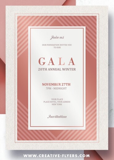 Elegant Gala Invitation