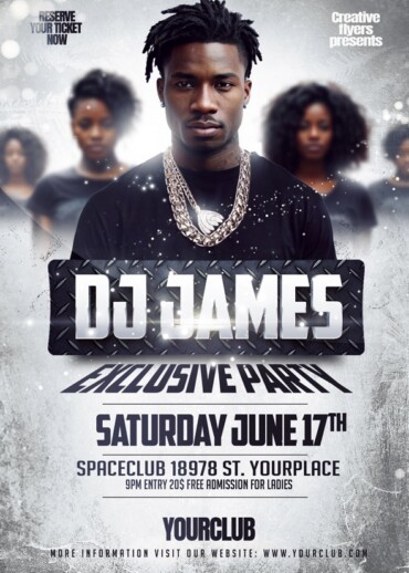 Dj Flyer Template for photoshop