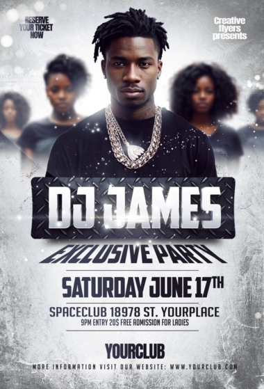 Dj Flyer Template for photoshop