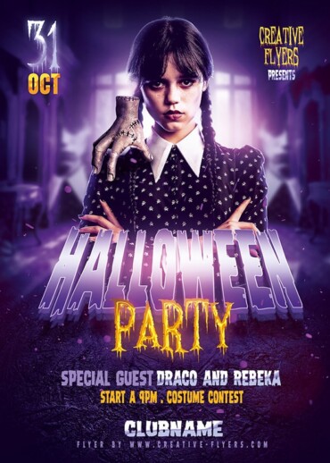 Halloween Flyer for Photoshop
