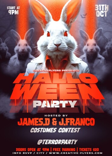 Halloween Party Poster Template