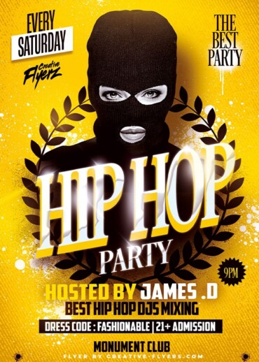 Hip Hop Party Flyer