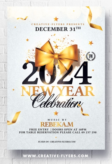 Flyer Design for New Year