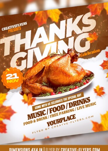 Thanksgiving Celebration Invitation