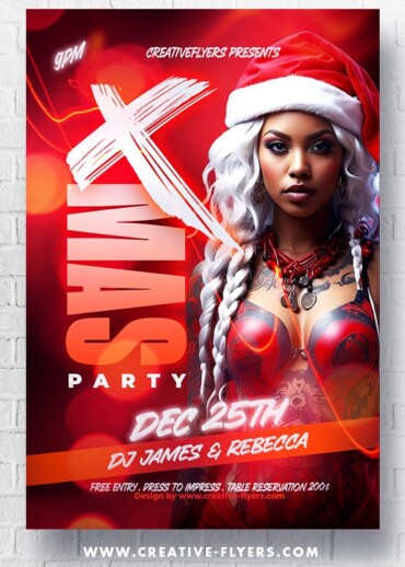 Christmas Flyer Design PSD