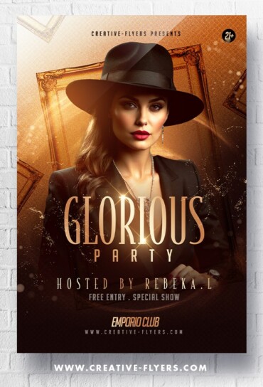 Elegant Party Flyer Design