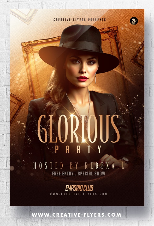 Elegant Party Flyer Design