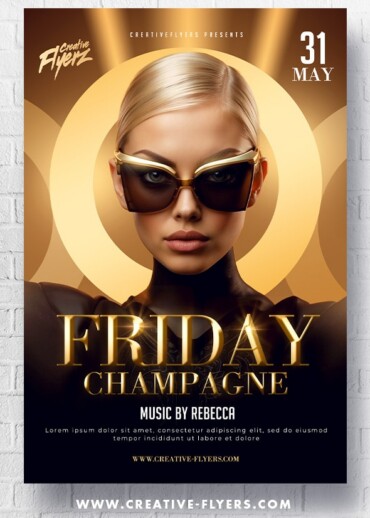 Friday Party Flyer Design
