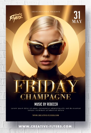 Friday Party Flyer Design
