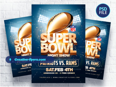 American Football Flyer Template (2) American Football Flyer Template