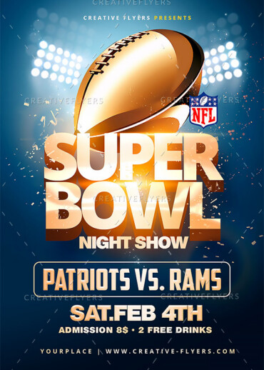 American Football Flyer Template