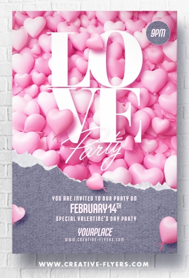 Love Party Invitation