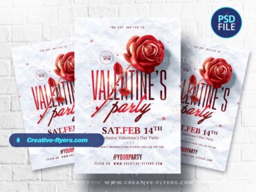 Red and White Valentine's Day Flyer (2) Red and White Valentine's Day Flyer