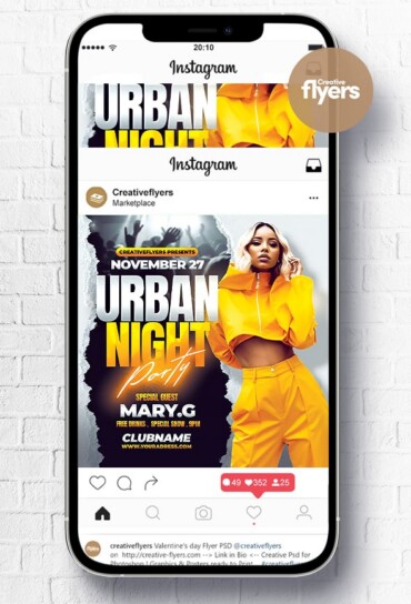 Urban Night Party Flyer (2) Urban Night Party Flyer