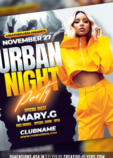 Urban Night Party Flyer