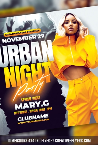 Urban Night Party Flyer