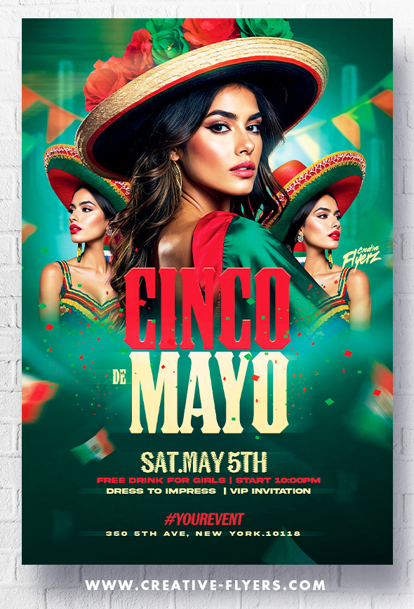 Cinco de Mayo Party Flyer